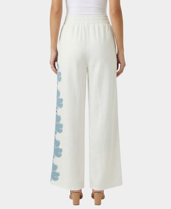 Pants w/ Embroidered Trim view 2