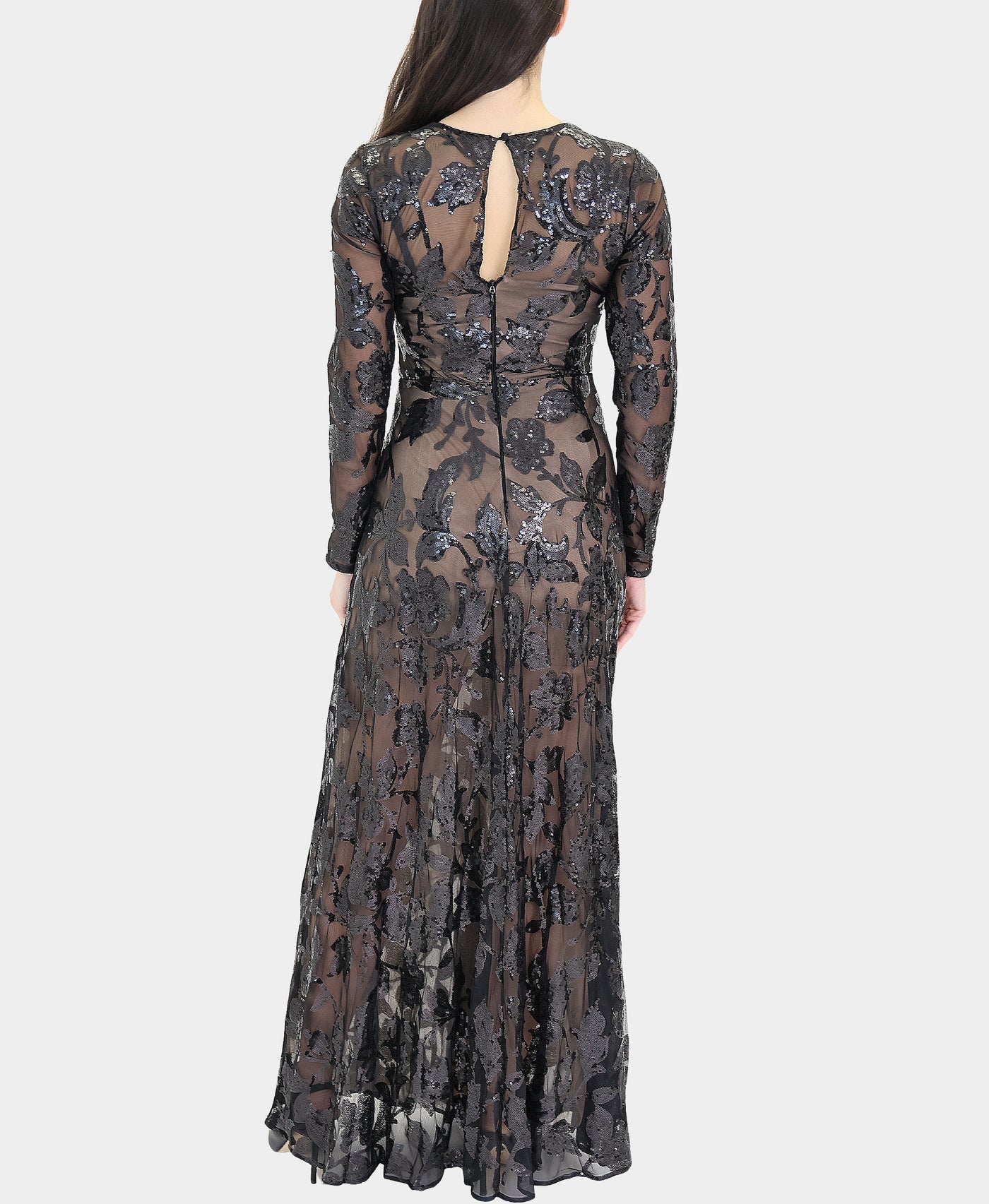 Sequin Embroidered Gown view 2