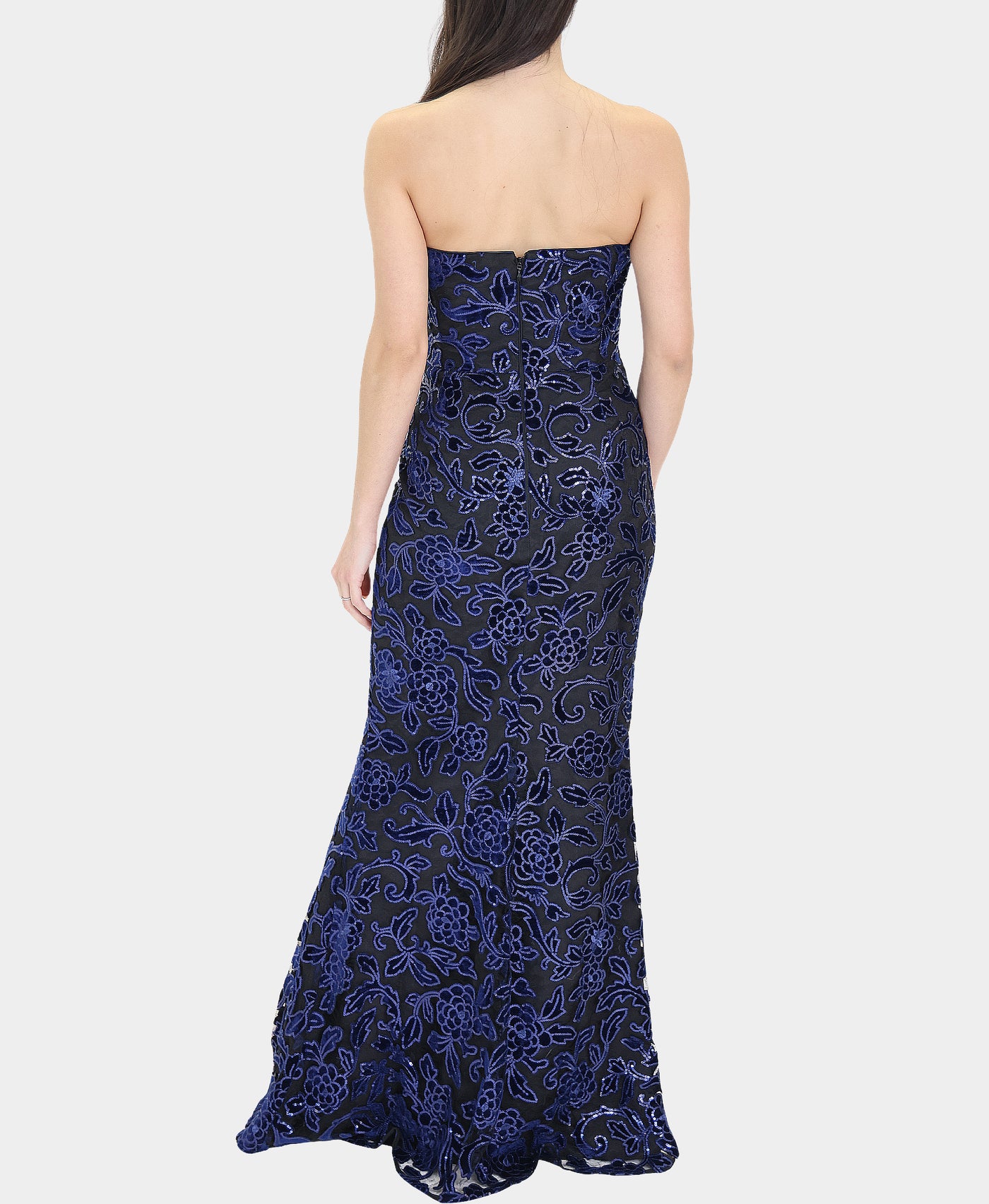 Sequin Embroidered Gown view 2