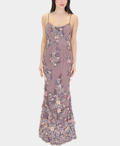 Embroidered & Beaded Gown image 1