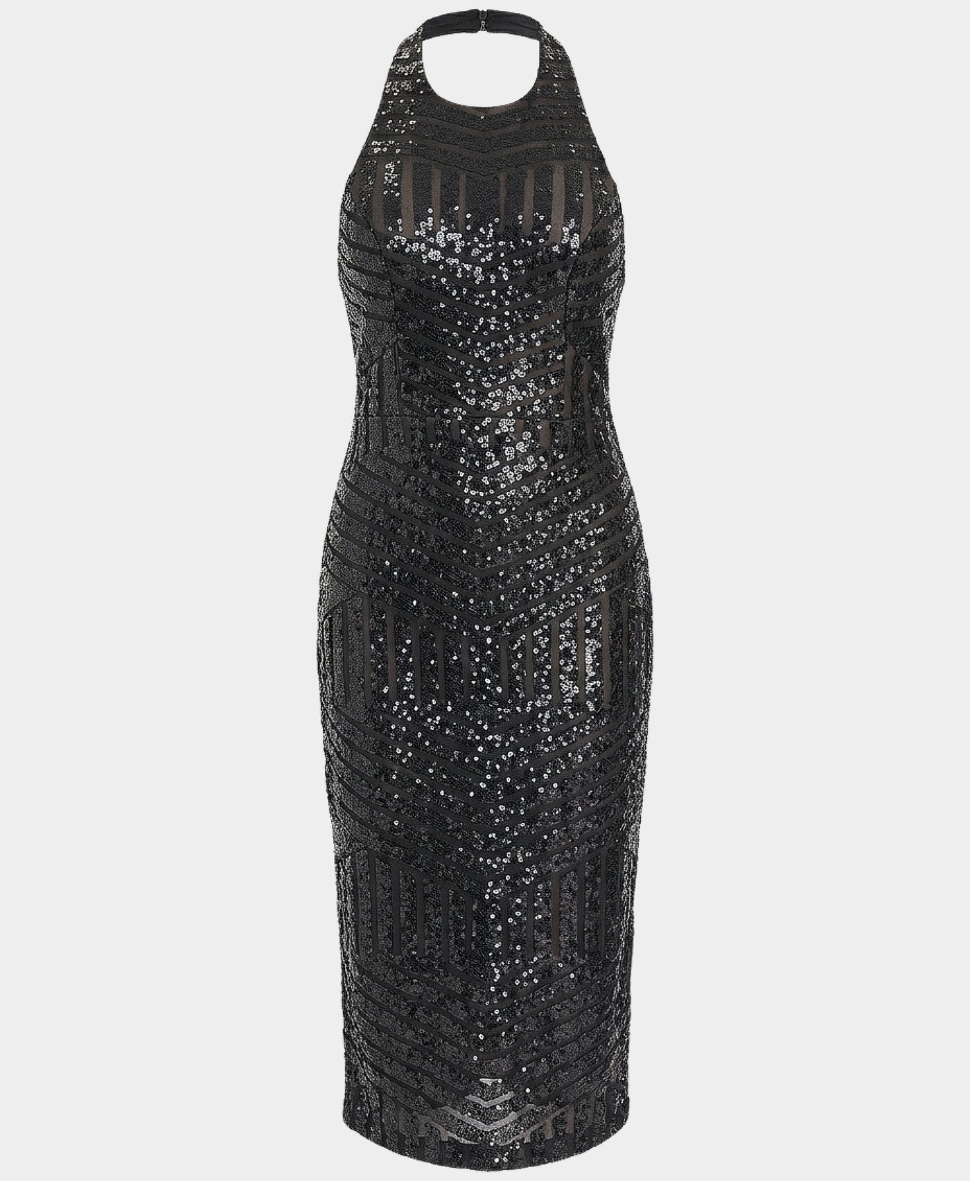 Sequin Halter Dress view 3