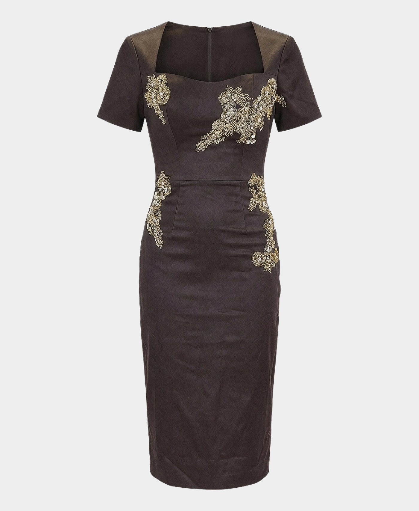 Beaded & Rhinestone Embroidered Dress view 2