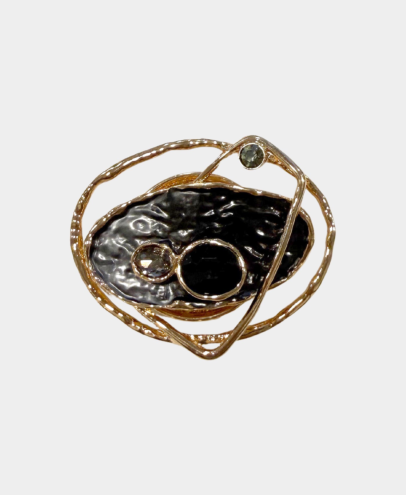 Magnetic Brooch w/ Stones view 1