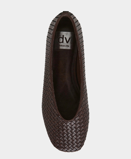 
Woven Ballet Flat in BROWN view 2