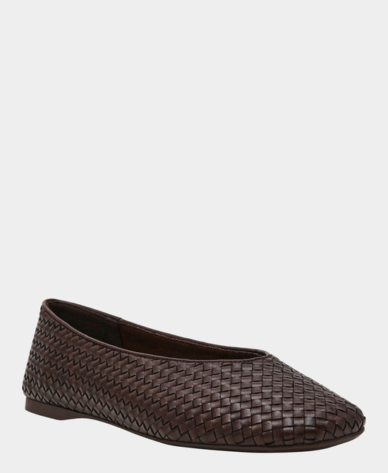 
Woven Ballet Flat in BROWN view 1