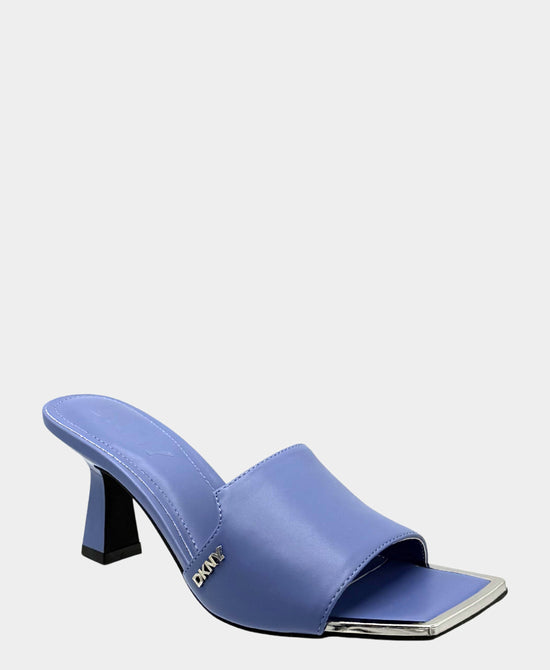 
Mule Heeled Sandal in BLUE view 1