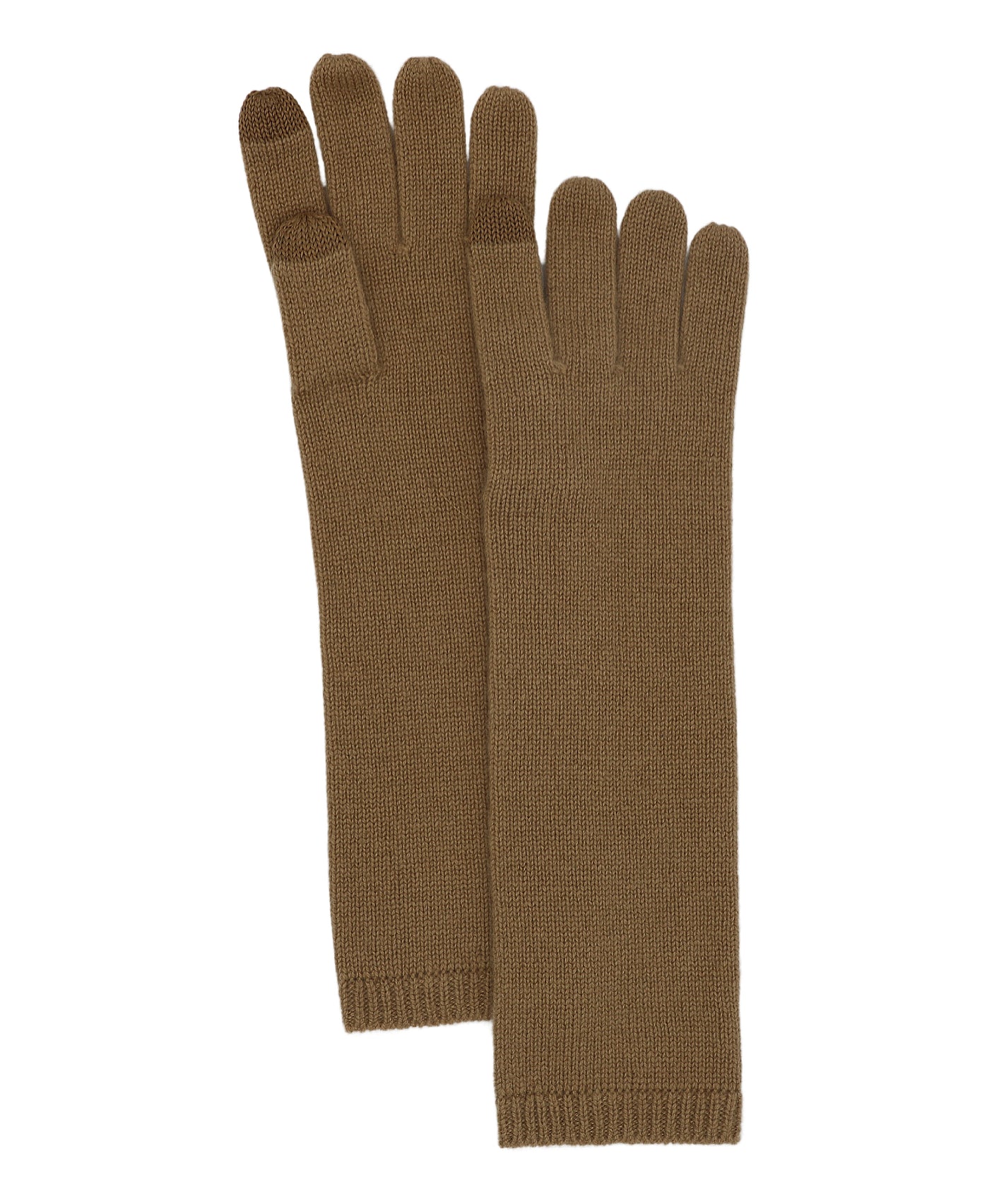 Cashmere Long Gloves- Tech Friendly view 1