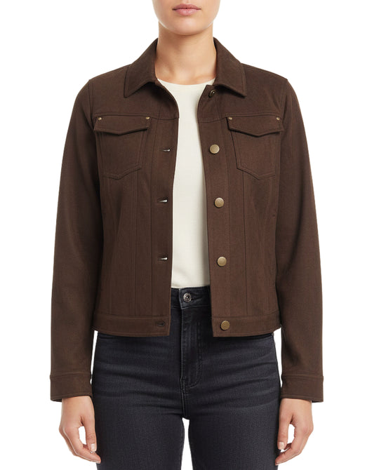 Faux Suede Jacket view 