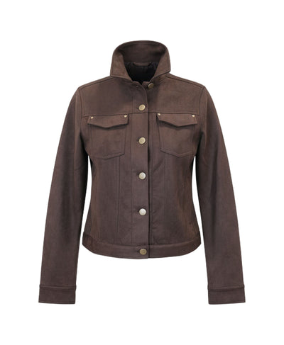 Faux Suede Jacket