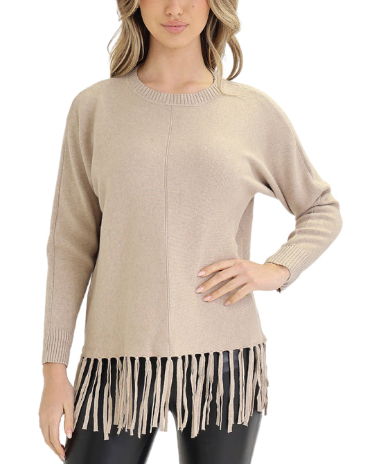 Sweater w/ Fringe Bottom view 