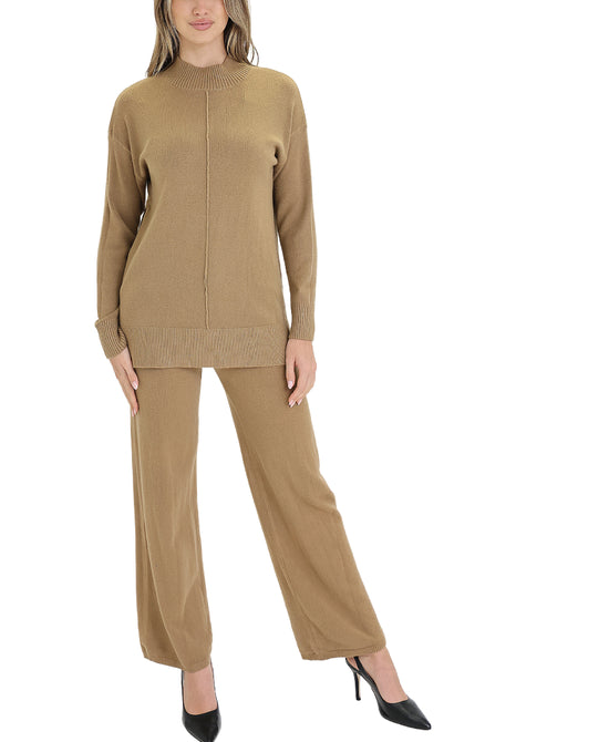 Turtleneck Sweater & Pants Set- 2 Pc Set view 