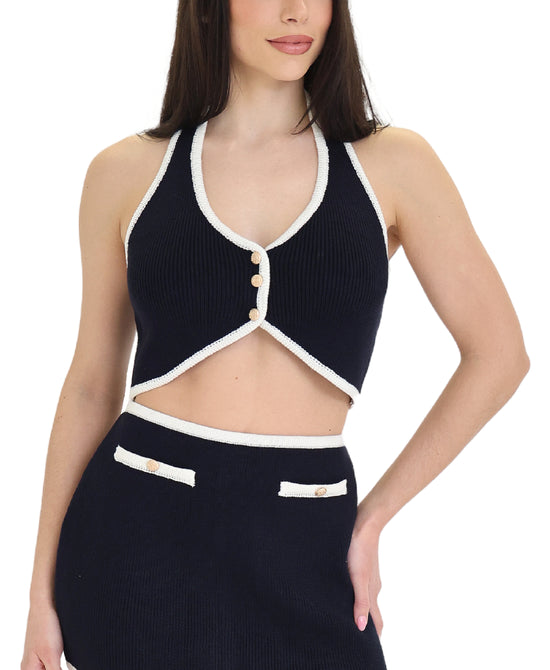 Halter Vest Top view 