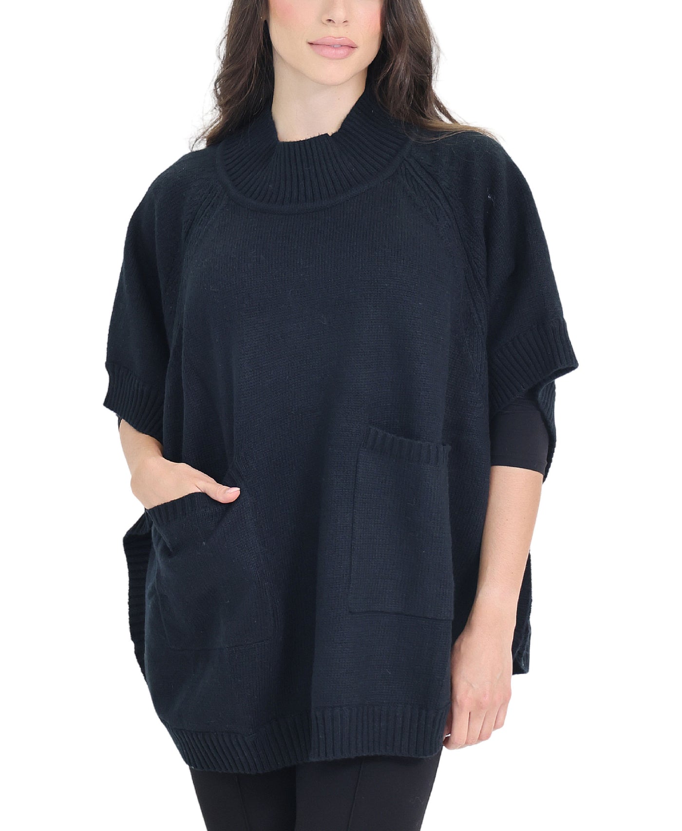 Solid Poncho view 1