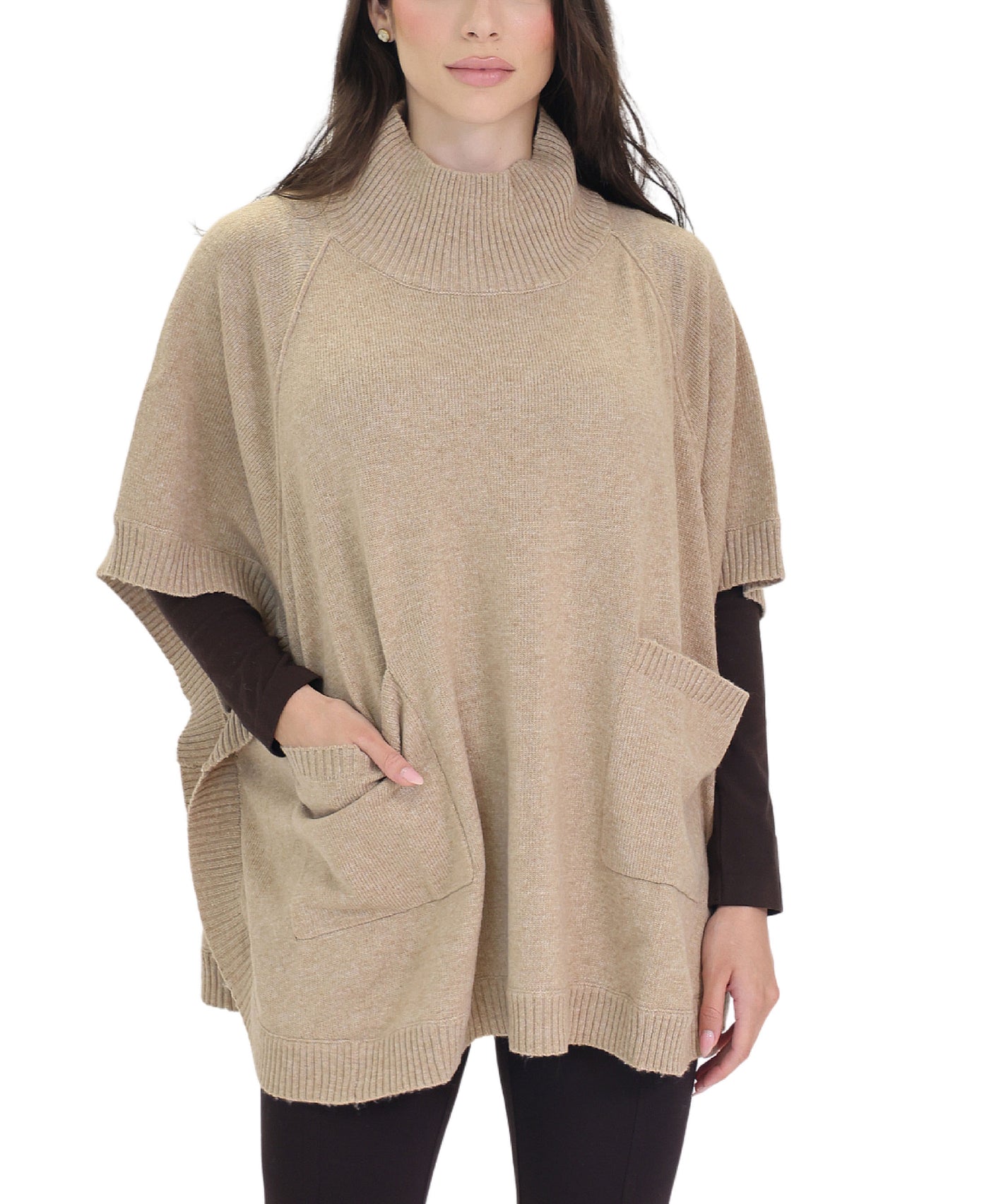 Solid Poncho view 1