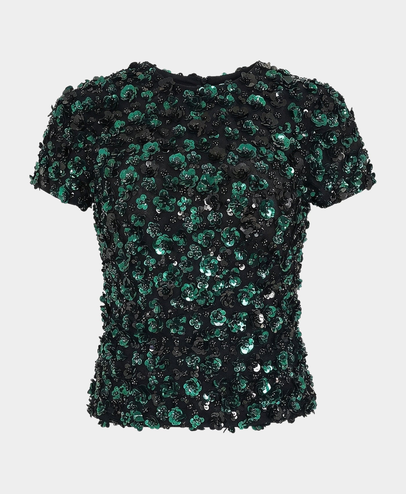 Sequin Beaded Flower Blouse view 3