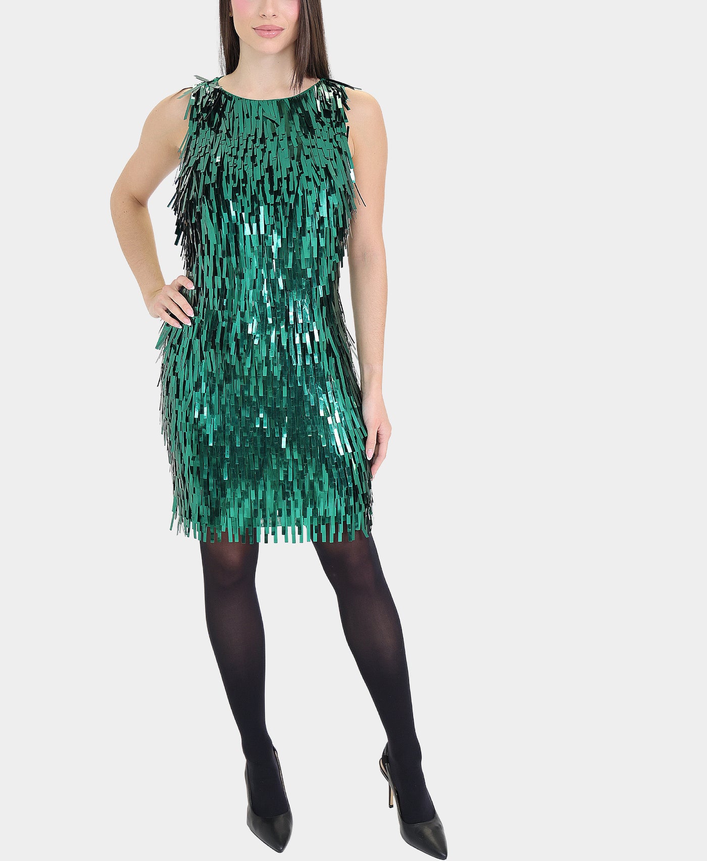 Paillette Fringe Dress view 1