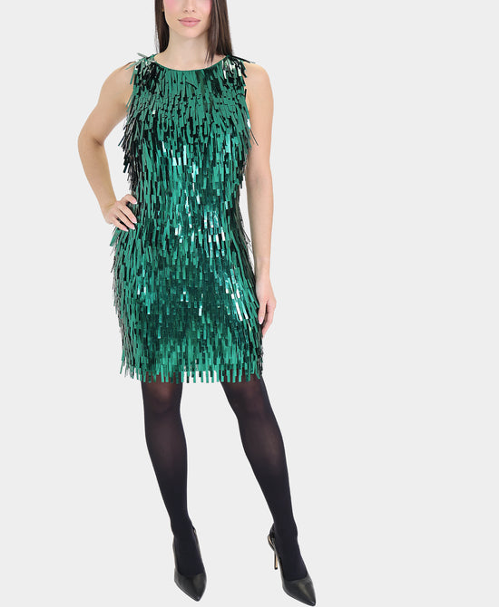 Paillette Fringe Dress view 
