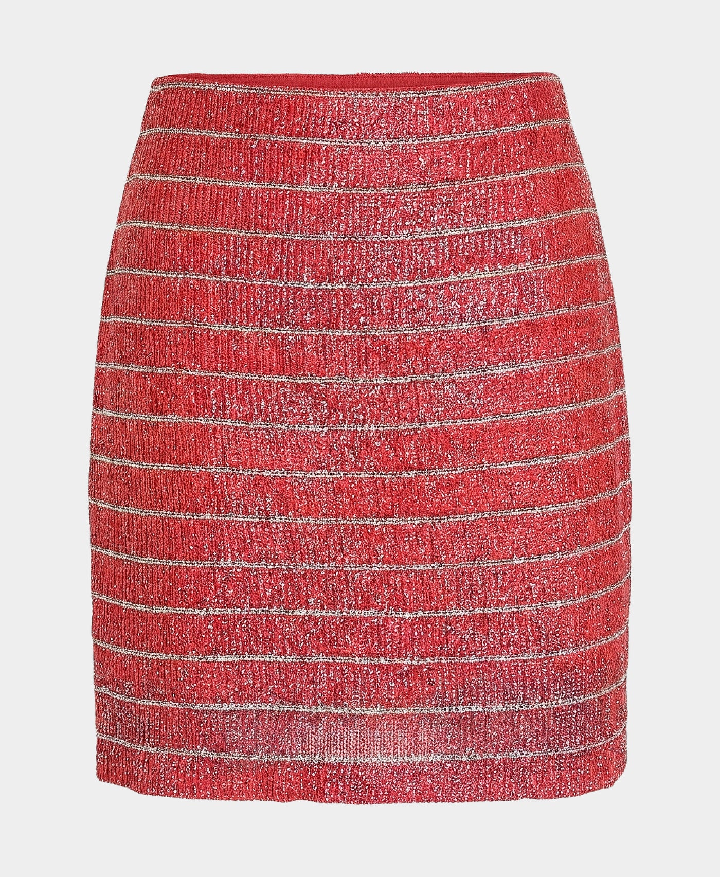 Striped Sequin Skirt view 3
