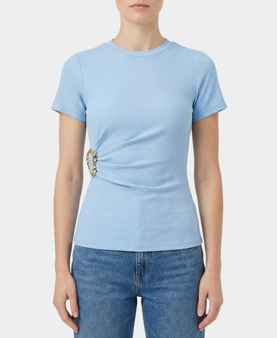 Ruched Top w/ Gold Buckle view 1