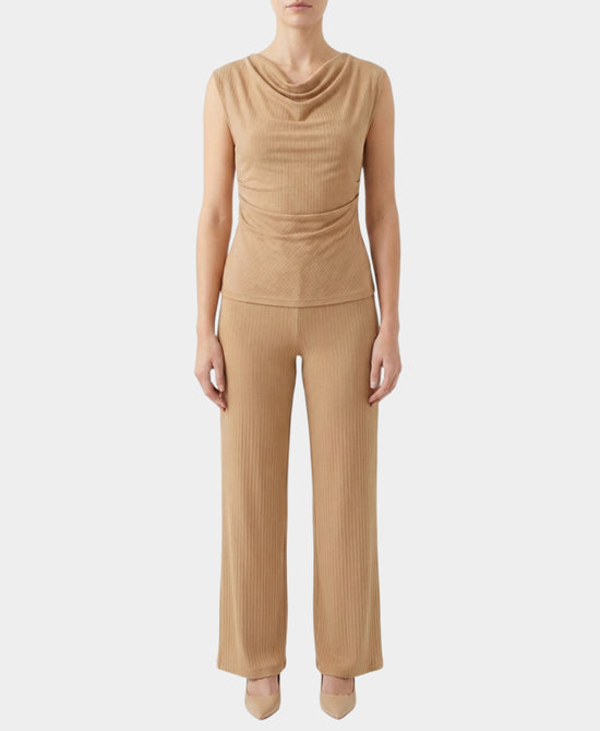 Draped Top & Pants Set- 2 Pc Set view 1