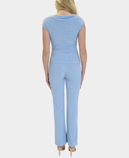 Draped Top & Pants Set- 2 Pc Set view 2