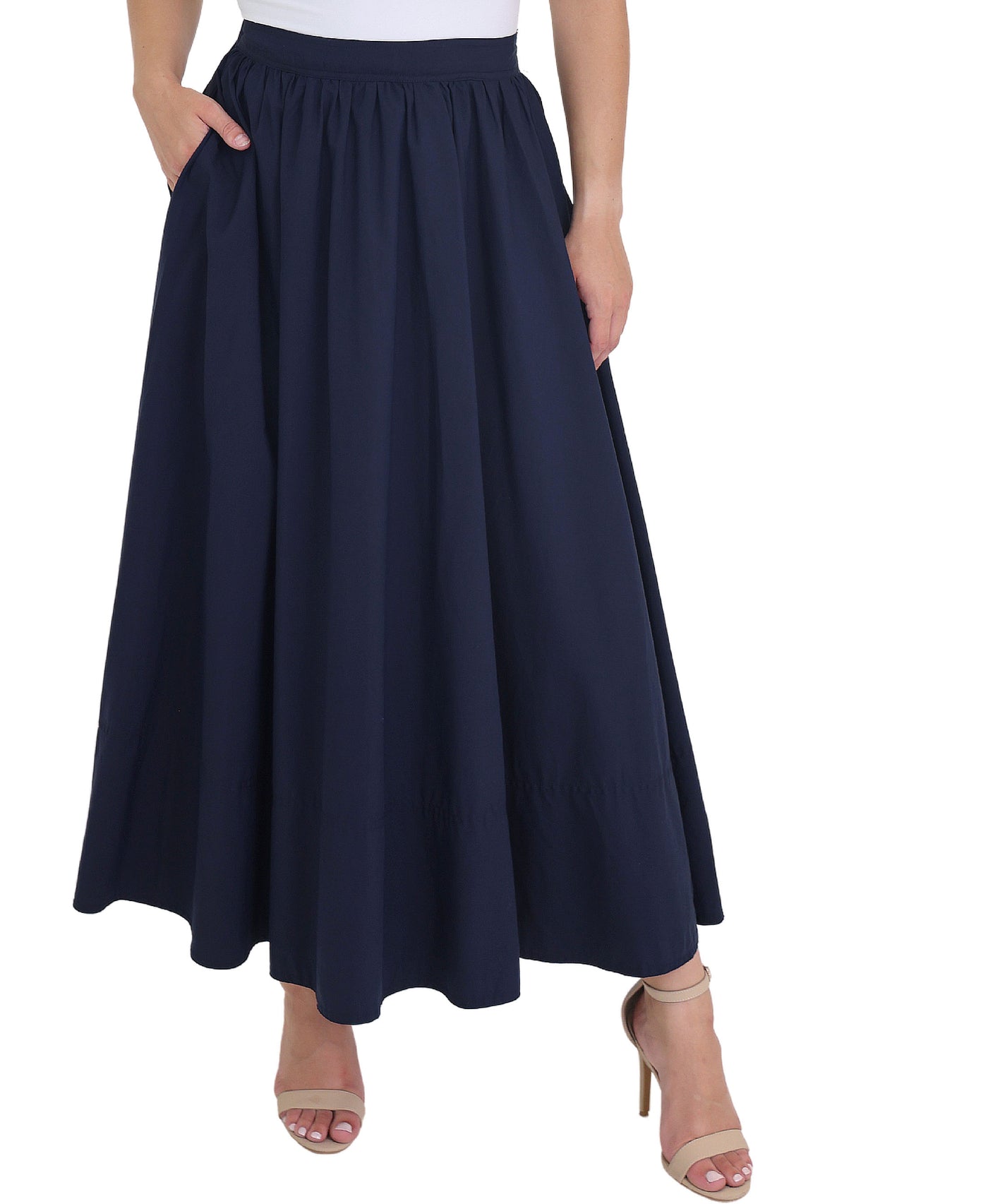 Solid Midi Skirt view 1