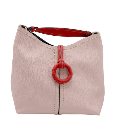 Faux Leather Hobo Bag w/ Pouch image 1