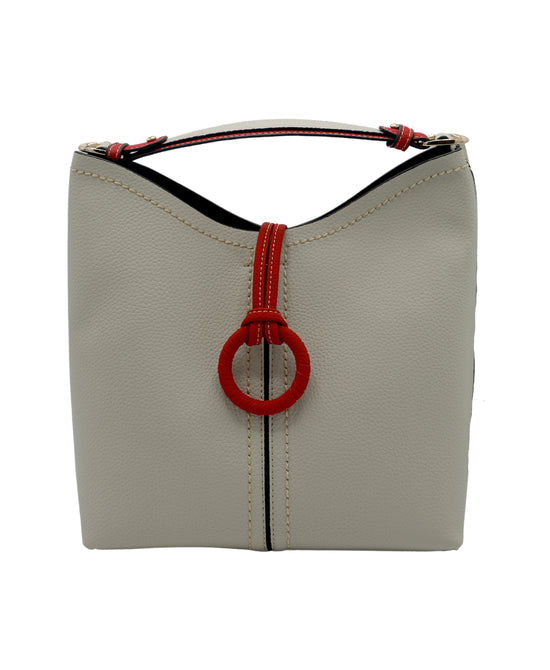 Faux Leather Hobo Bag w/ Pouch view 