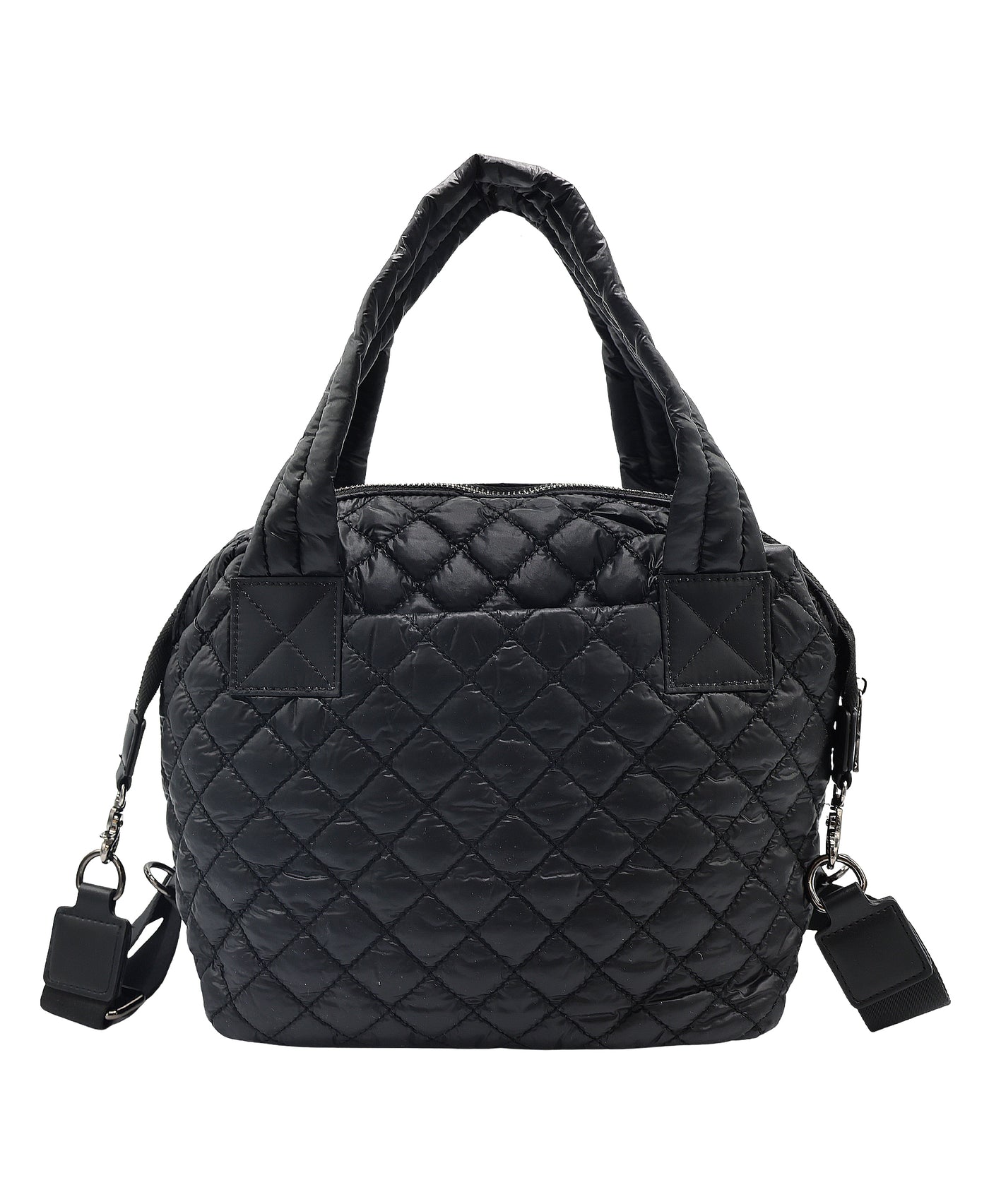 Quilted Puffer Tote Bag view 1