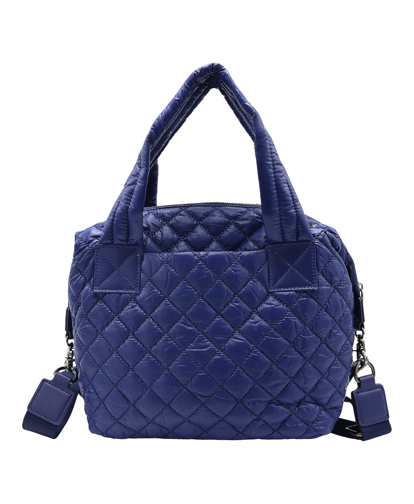 Quilted Puffer Tote Bag view 1
