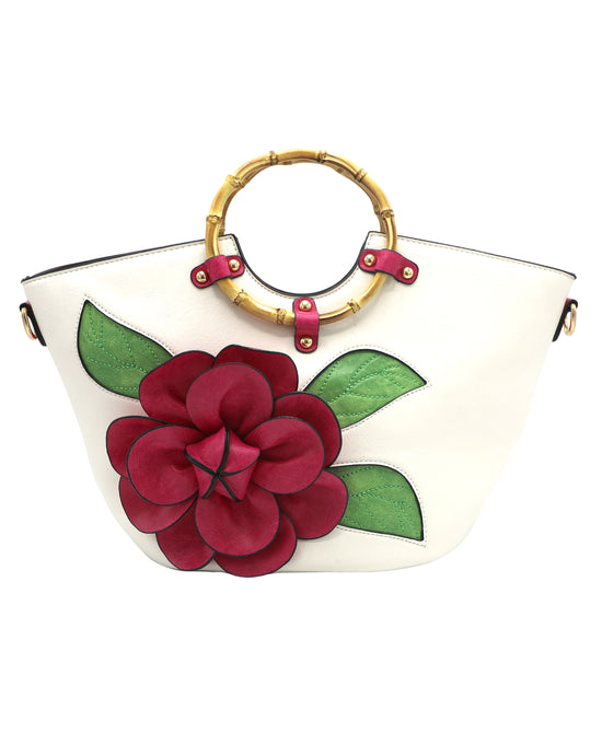 Flower Tote Bag view 