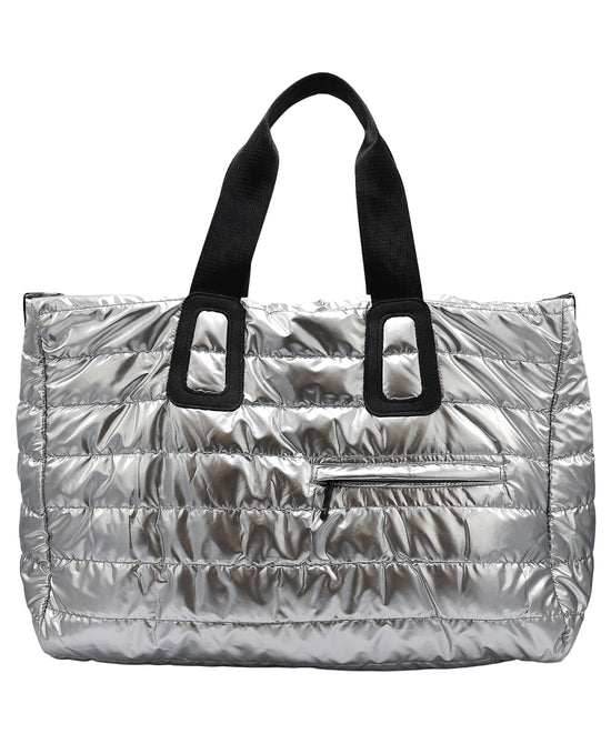 Nylon Puffer Weekender Bag view 