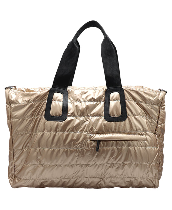 Nylon Puffer Weekender Bag view 