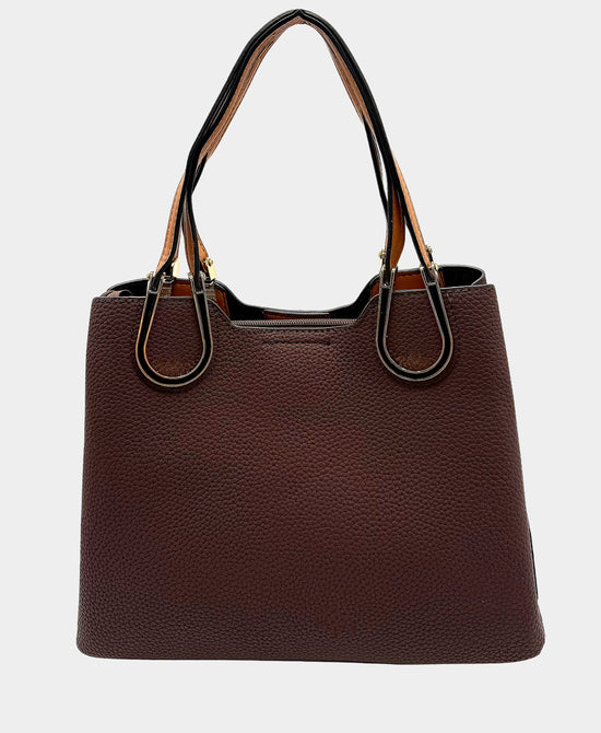 Faux Leather Handbag view 