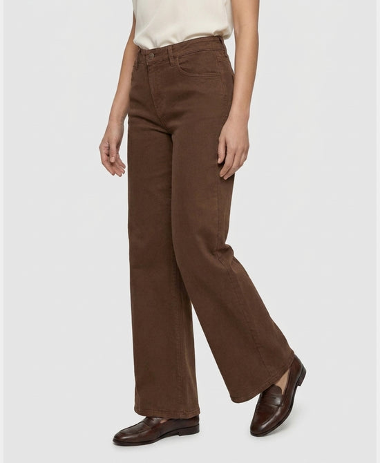 
Wide Leg Jeans in BROWN view 1