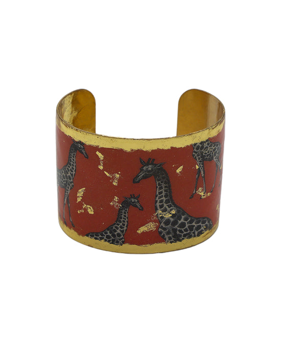 Handmade Giraffe Cuff Bracelet view 1