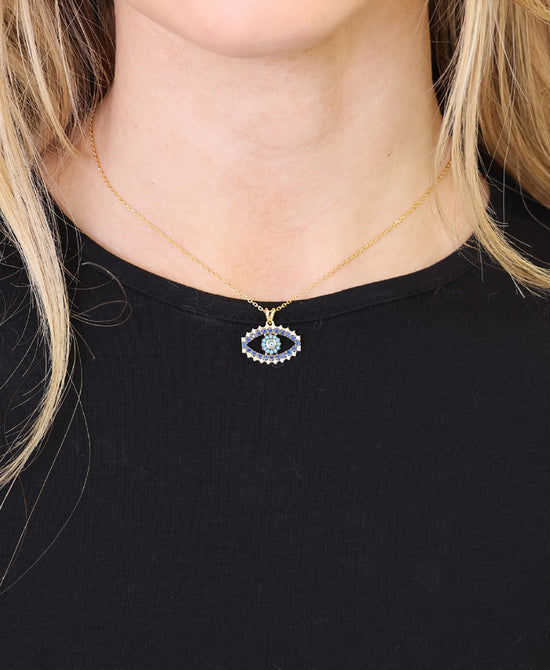 Evil Eye Pendant Necklace view 