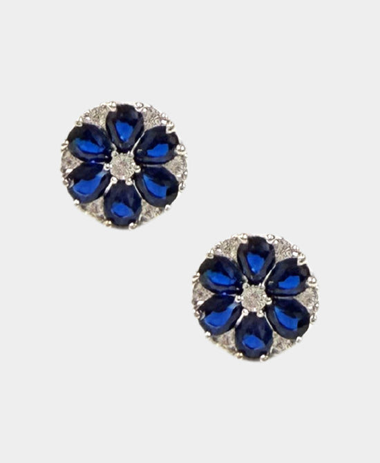 Sterling Silver Stud Earrings view 1