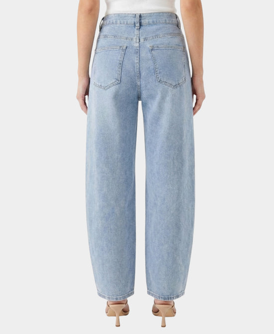 Barrel Leg Jeans w/ Pearls view 2