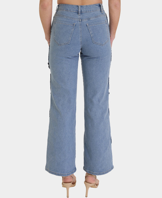 Wave Cut Out Jeans view 2