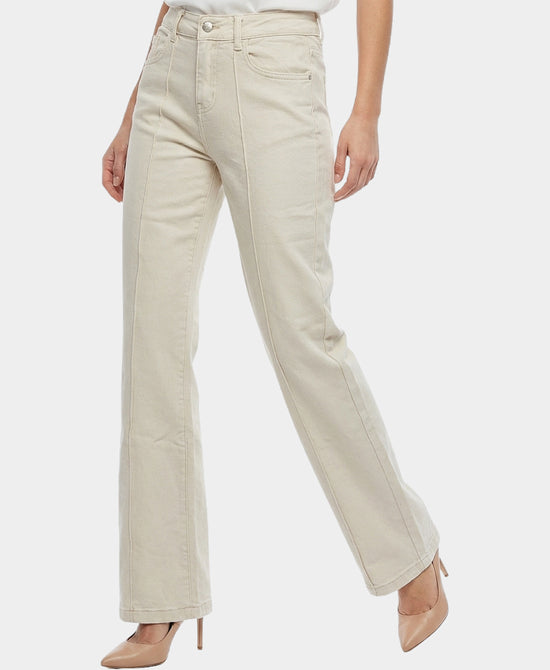 
Jeans w/ Center Seam Detail in BEIGE view 1
