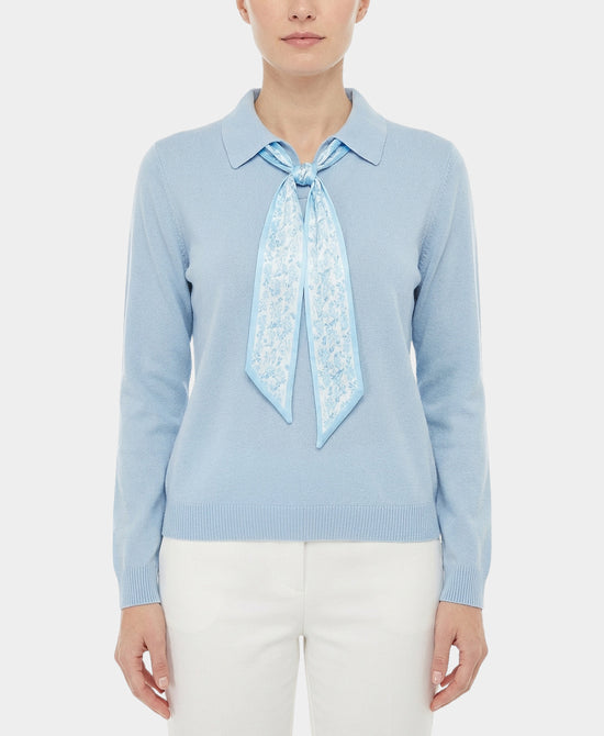 Sweater w/ Paisley Tie view 1