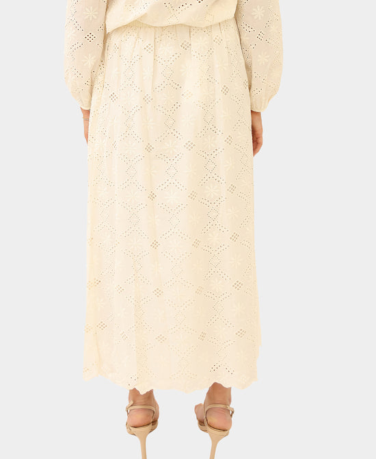 Eyelet Midi Skirt view 2