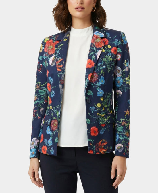 Floral Print Blazer view 1