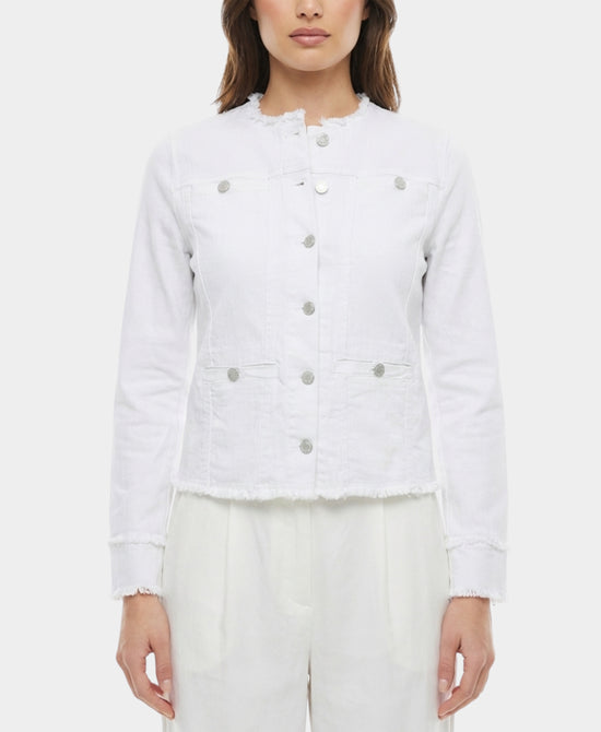 Frayed Denim Jacket view 1