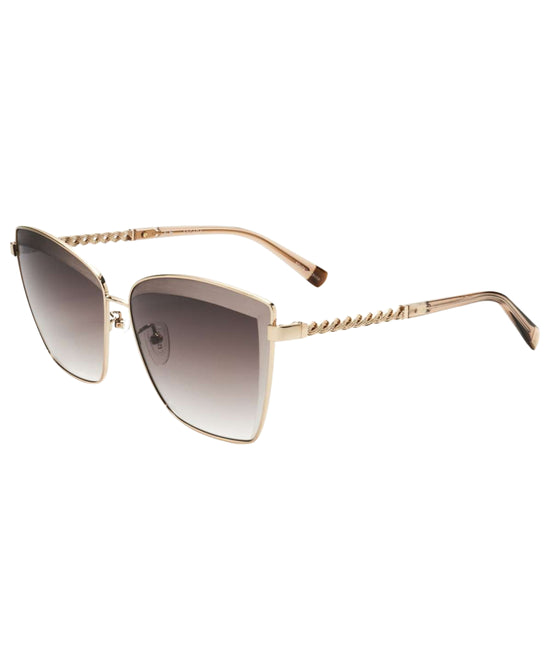 Butterfly Sunglasses w/ Metal Chain Detail view 