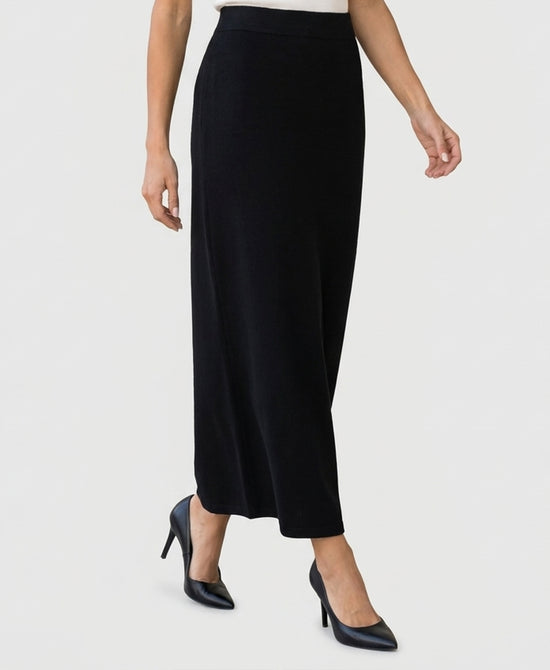 
Knit Maxi Skirt in BLACK view 1