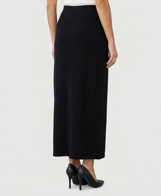 
Knit Maxi Skirt in BLACK view 2