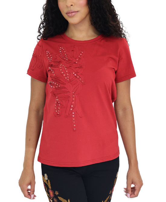 Tee w/ Rhinestones view 