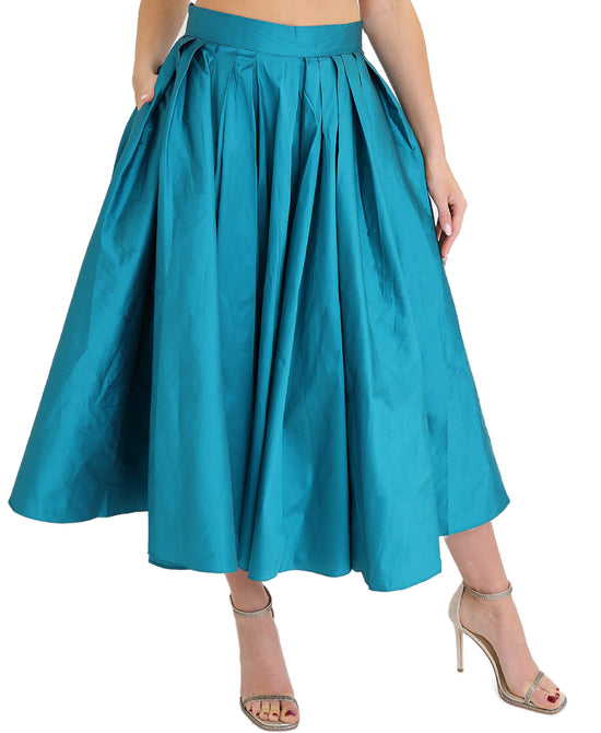 Solid Midi Skirt view 